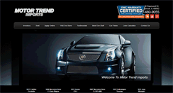 Desktop Screenshot of motortrendimports.com
